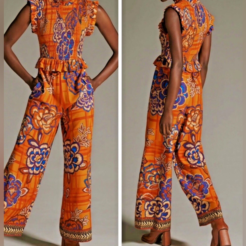 Anthropologie Farm Rio jumpsuit